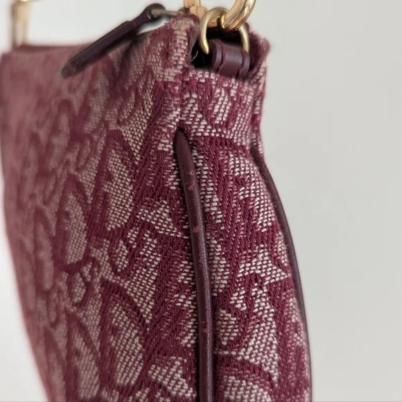 Dior trotter saddle bag - Merlot color - Picture 9 of 16